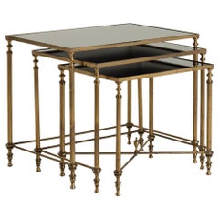 Brass Nesting Tables, circa 1960
