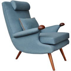 Helmut Krutz Teak Lounge Chair