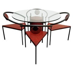 Memphis Milano Style Dining Set in the Manner of Michele De Lucchi 10