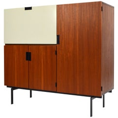 C06 Teak Dry Bar Highboard by Cees Braakman for PASTOE, 1950s 11