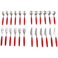 Complete Service for Six People, Henning Koppel, Strata Cutlery