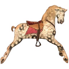 Rocking Horse Painted, Late 19th Century