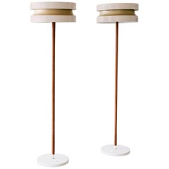 Rare Pair of Extending Floor Lamps by Lisa Johansson-Pape, Finland, 1960s