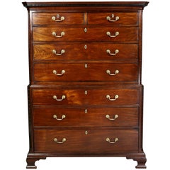 Used George III Mahogany Chest on Chest