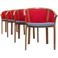 Characteristic Magnus Olesen Teak Dining Chairs, Rud Thygesen & Johnny Sørensen 2