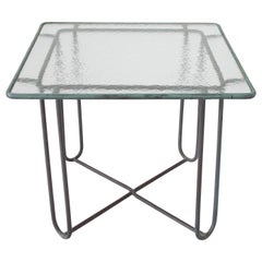 Walter Lamb Square Patio Dining Table 7