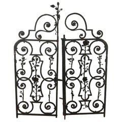 Arts & Crafts Decorative Wrought Iron Gates