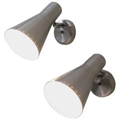 Vintage Brown Evans and Co 'BECO' Wall Lights Melbourne, 1950s