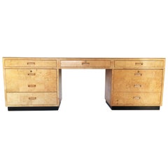 Exceptional Burled Desk by Henredon