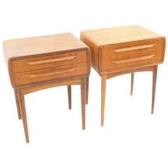 Rare Johannes Andersen Contoured Nightstands in Teak