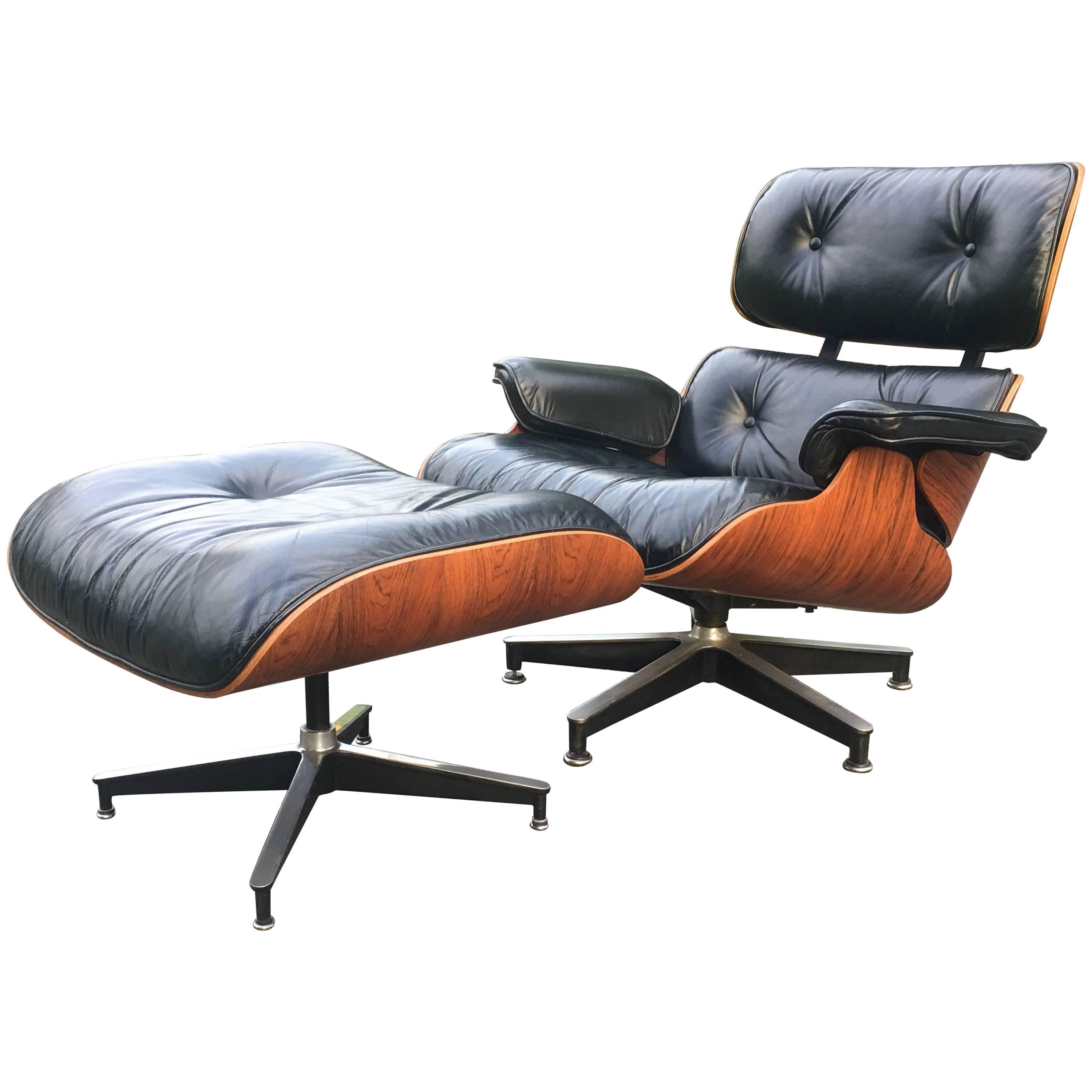 Perfect Vintage Eames Lounge and Ottoman