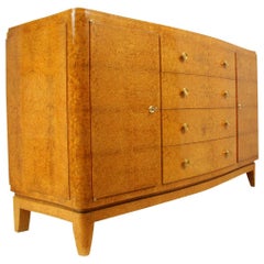 Art Deco Amboyna Commode by Liane Flamant, circa 1930