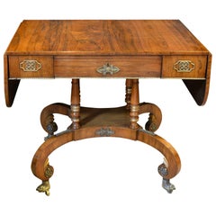 Regency Rosewood Sofa Table