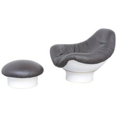 Rodina Easy Chair and Ottoman by Mario Brunu for Comfort