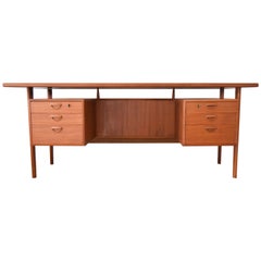 Kai Kristiansen Executive Teak Desk, 1958