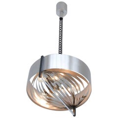 Minimal French Pendant Lamp of the 1970s 10