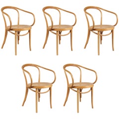 Set of Five Bentwood Armchairs by Michael Thonet, Germany 1920