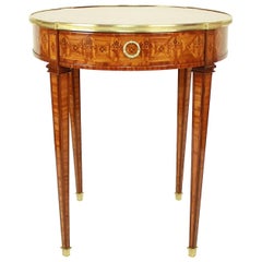 19th Century Marquetry Gueridon Table