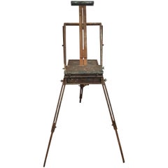 Antique Early 20th Century French Painters Easel by Maison Chalmel