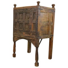 Antique Carved Dowry Chest Dimchiya