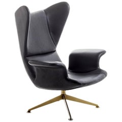 Longwave High Back Armchair with Swivel Base by Diesel with Moroso