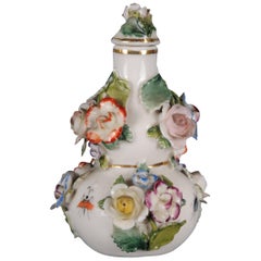 19th Century Dresden Saxon Samson Perfume Vase