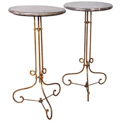 Pair of 1950s Side Tables in Royére Style