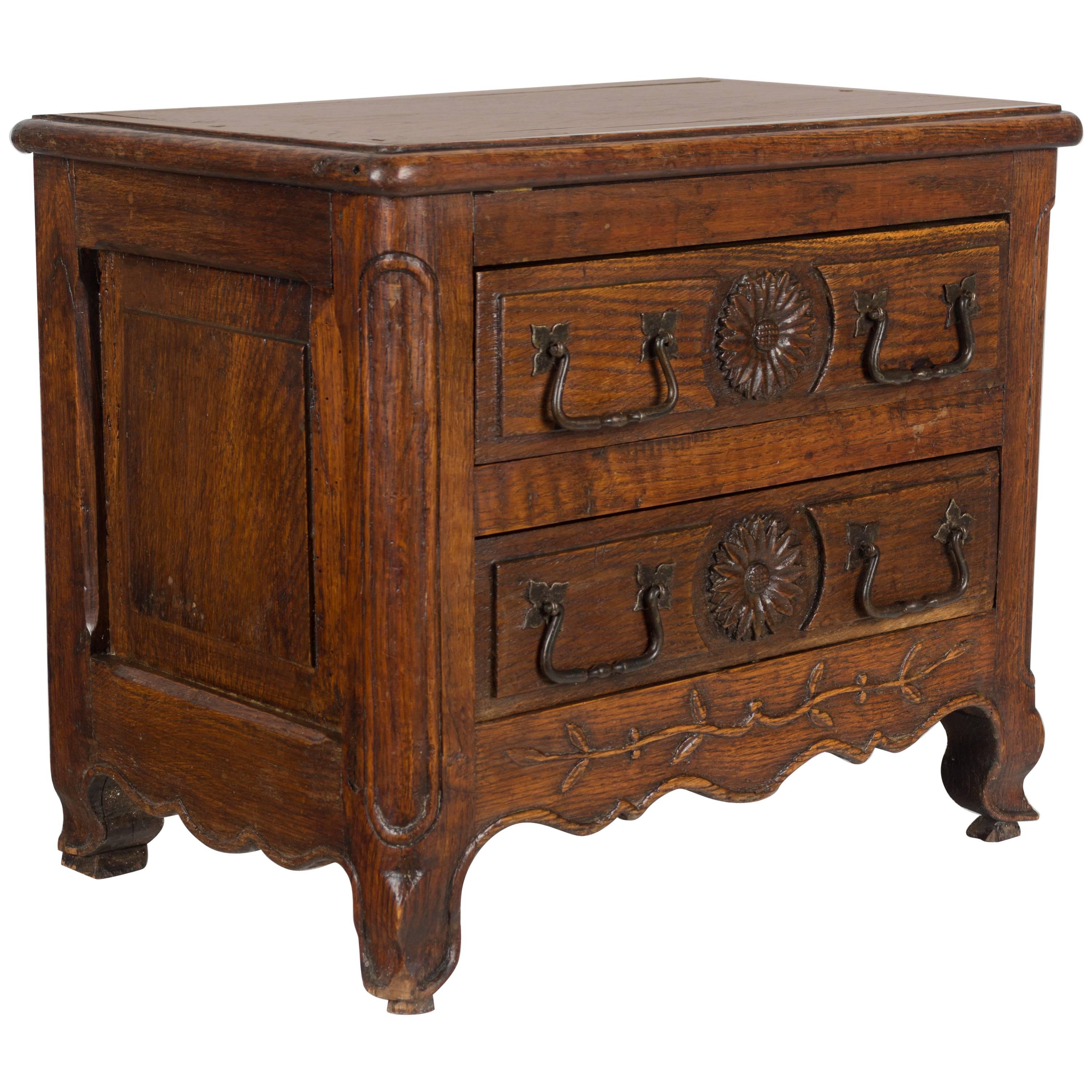 19th Century Louis XV Style Miniature Commode