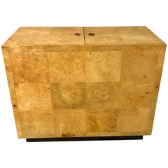 Mid-Century Burl Wood Dry Bar or Sideboard by Henredon "Scene Two" 5