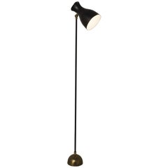 Swiss Dieter Schulz Floor Lamp with Brass