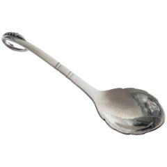 Georg Jensen Art Deco Sterling Silver Sugar Spoon