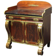 Mid-19th Century Mahogany and Brass Side Cabinet or Bar 10