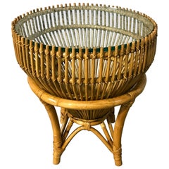 Used In the style of Franco Albini "Fish Trap" Table, Restored