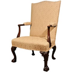 Finest George II Mahogany Gentleman's Chair