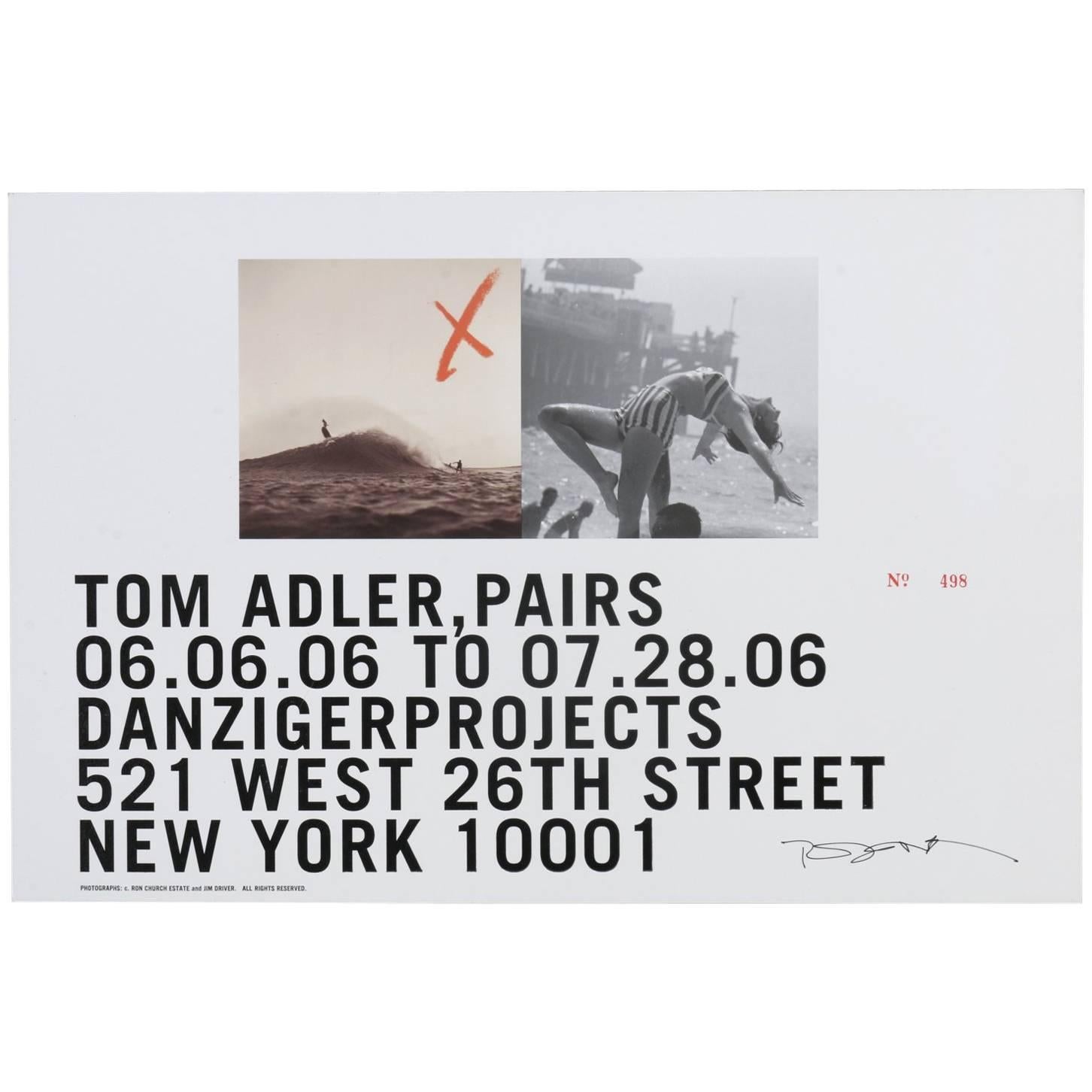 Tom Adler, Danziger Projects Exhibition Poster, 2006 For Sale