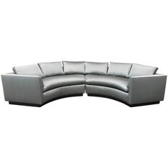 Two-Piece Sofa Sectional in Satin 4