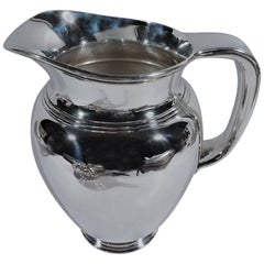 Tiffany Modern Sterling Silver Water Pitcher 5