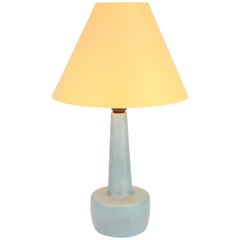 Petite Caribbean Blue Ceramic Table Lamp R A for Soholm of Denmark