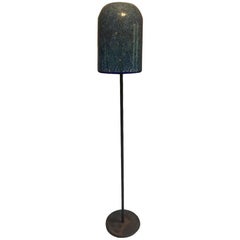 Italian Gae Aulenti Floor Lamp with Murano Shade Vistosi 6