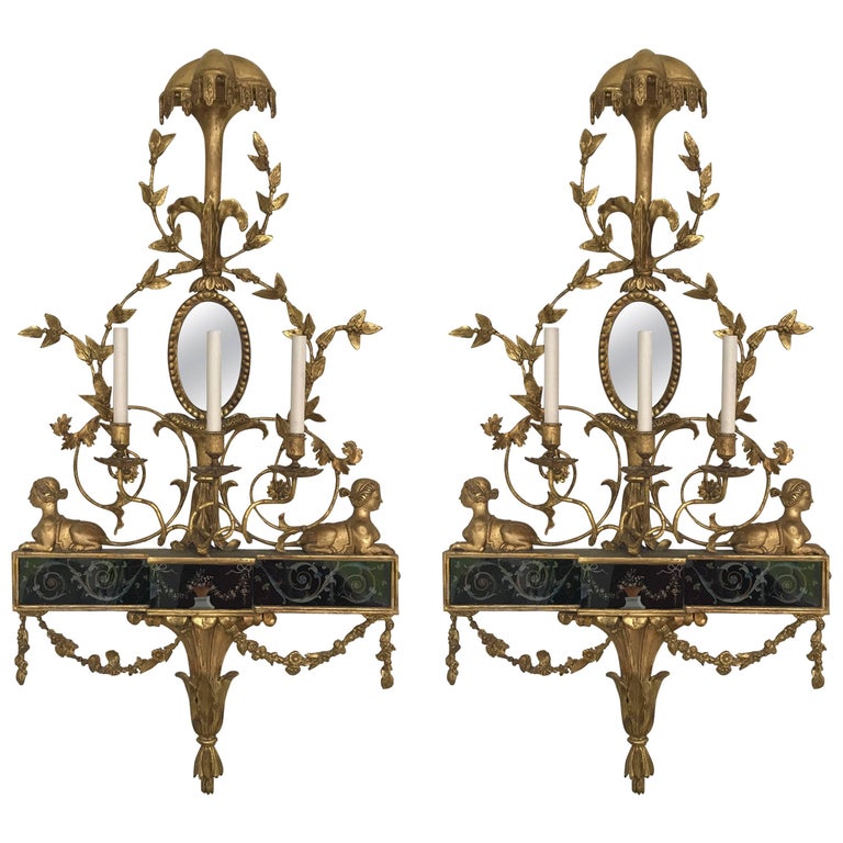 Neoclassical Wall Sconces For Sale at 1stdibs