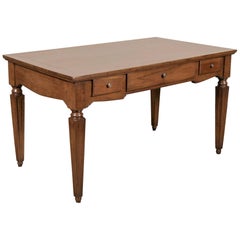 Late 18th Century Italian Louis XVI Period Walnut Writing Table or Desk 12