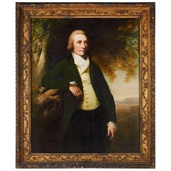 Large, 18th Century, English Portrait in a Fabulous, Period Frame 3