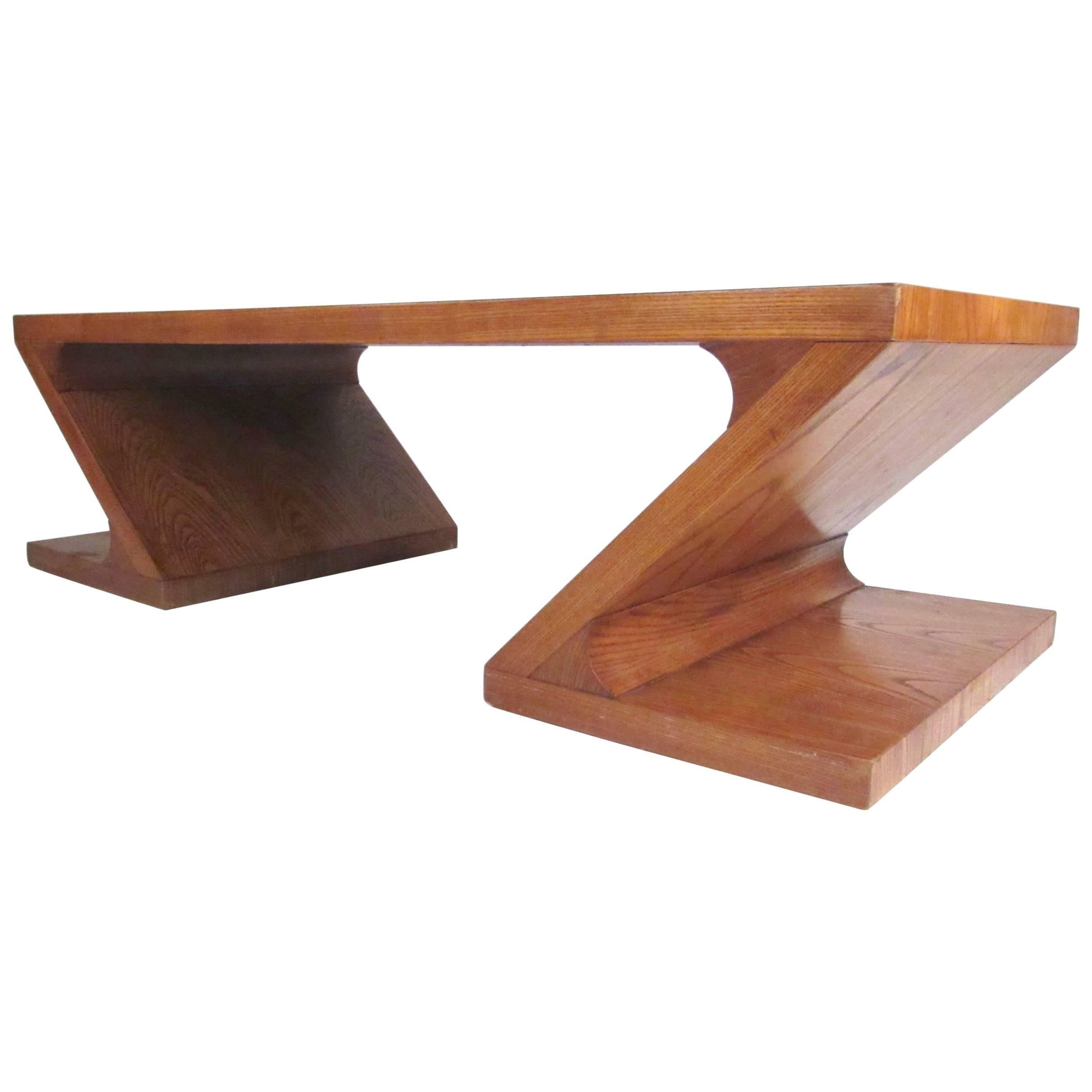 Stylish Vintage Sculptural Coffee Table by Lane