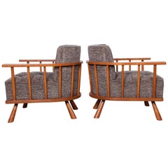 Pair of Lounge Chairs by T.H. Robsjohn-Gibbings 1