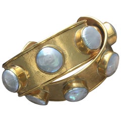 Rock Candy Small Cuffs with Fresh Water Pearls 11