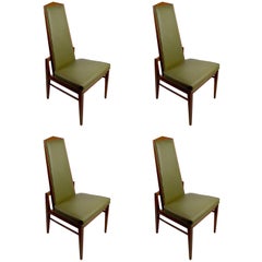 Set of Four Foster McDavid High Back Dining Chairs 9