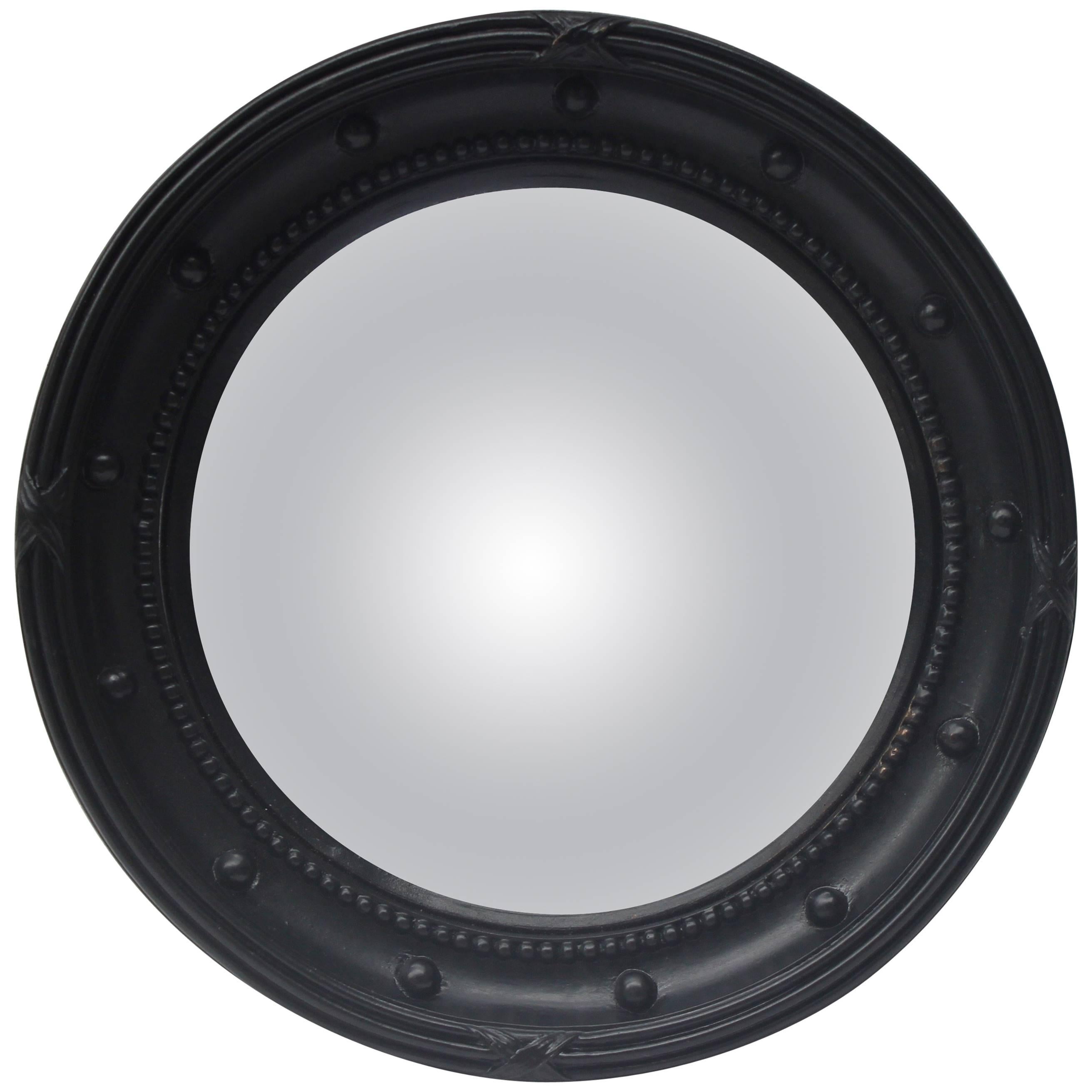 Ebonized Convex Mirror