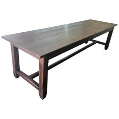 20th Century Large Spanish Farm Table Dining Room