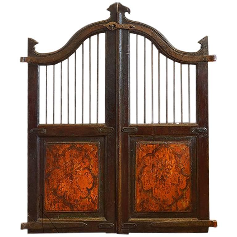 Antique Teak Dog Gates For Sale at 1stdibs