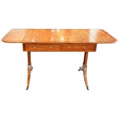 Regency Satinwood Sofa Table